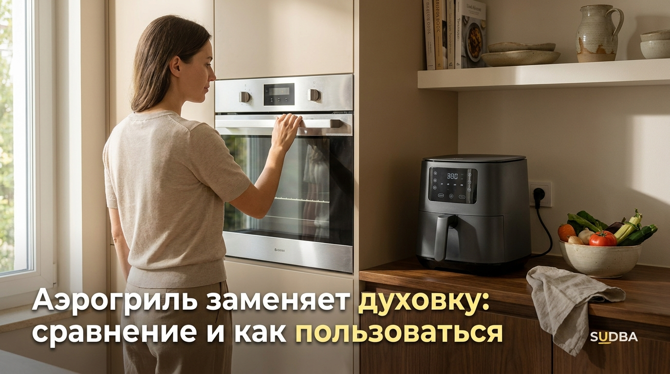Сравнение аэрогриля и духовки
