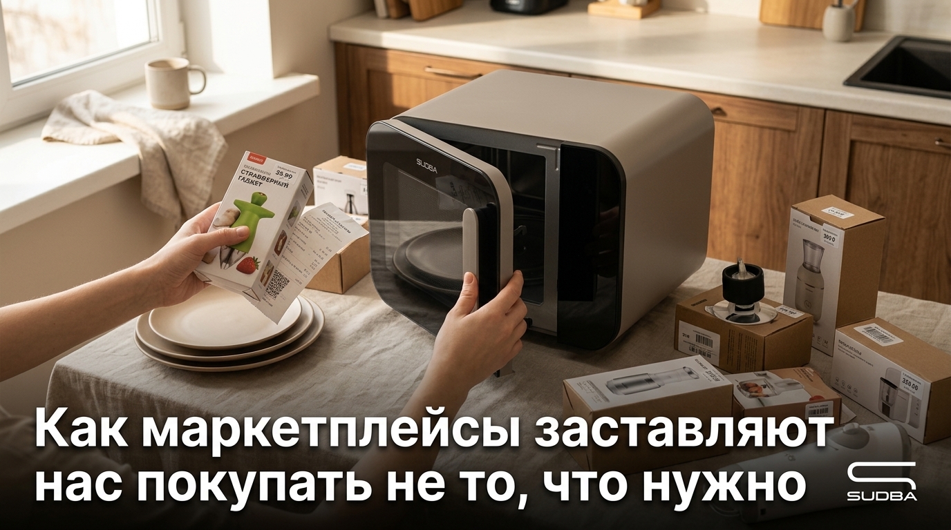 Как маркетплейсы заставляют нас покупать ненужные товары