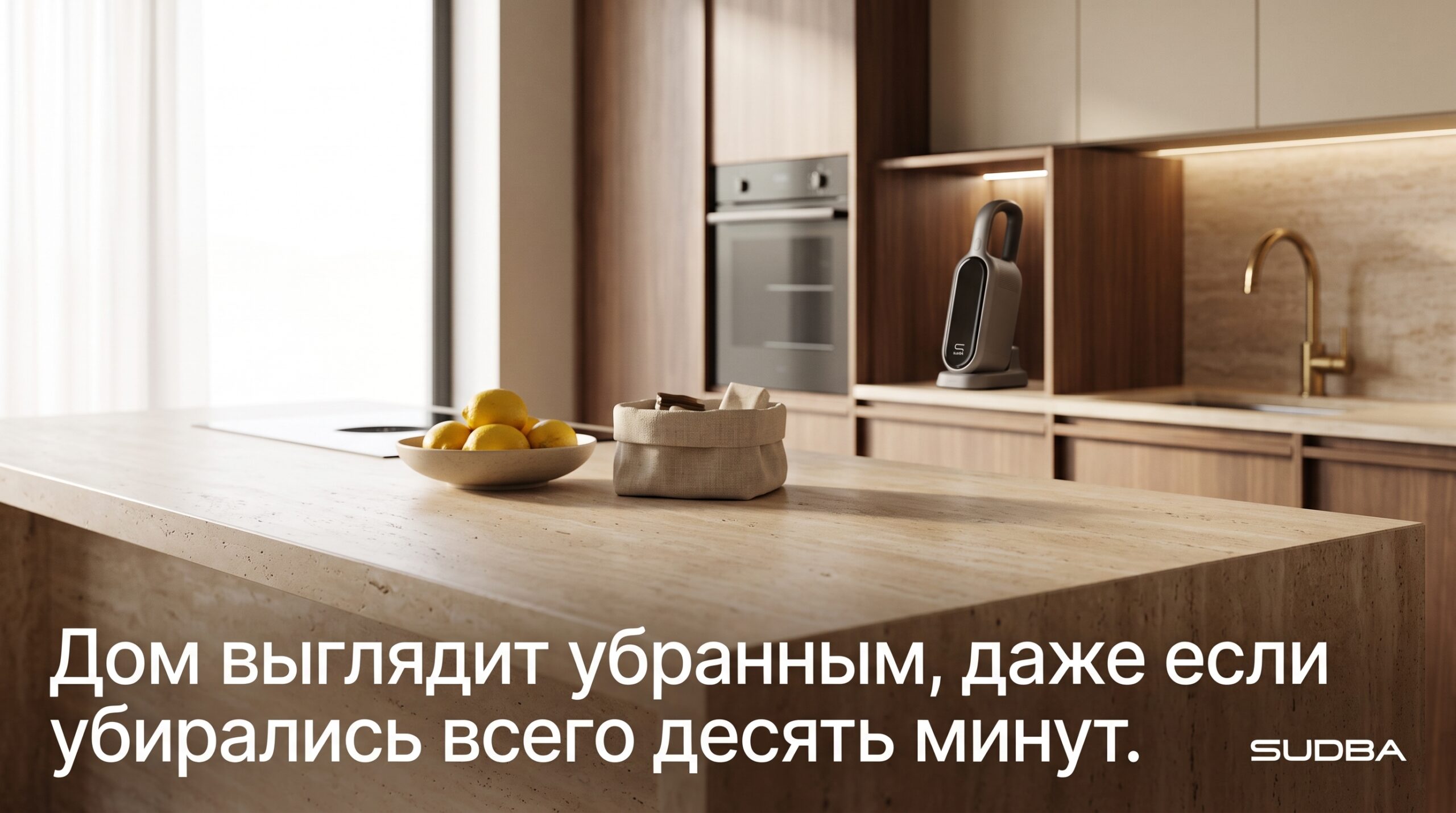 Убранный дом после быстрой десятиминутной уборки