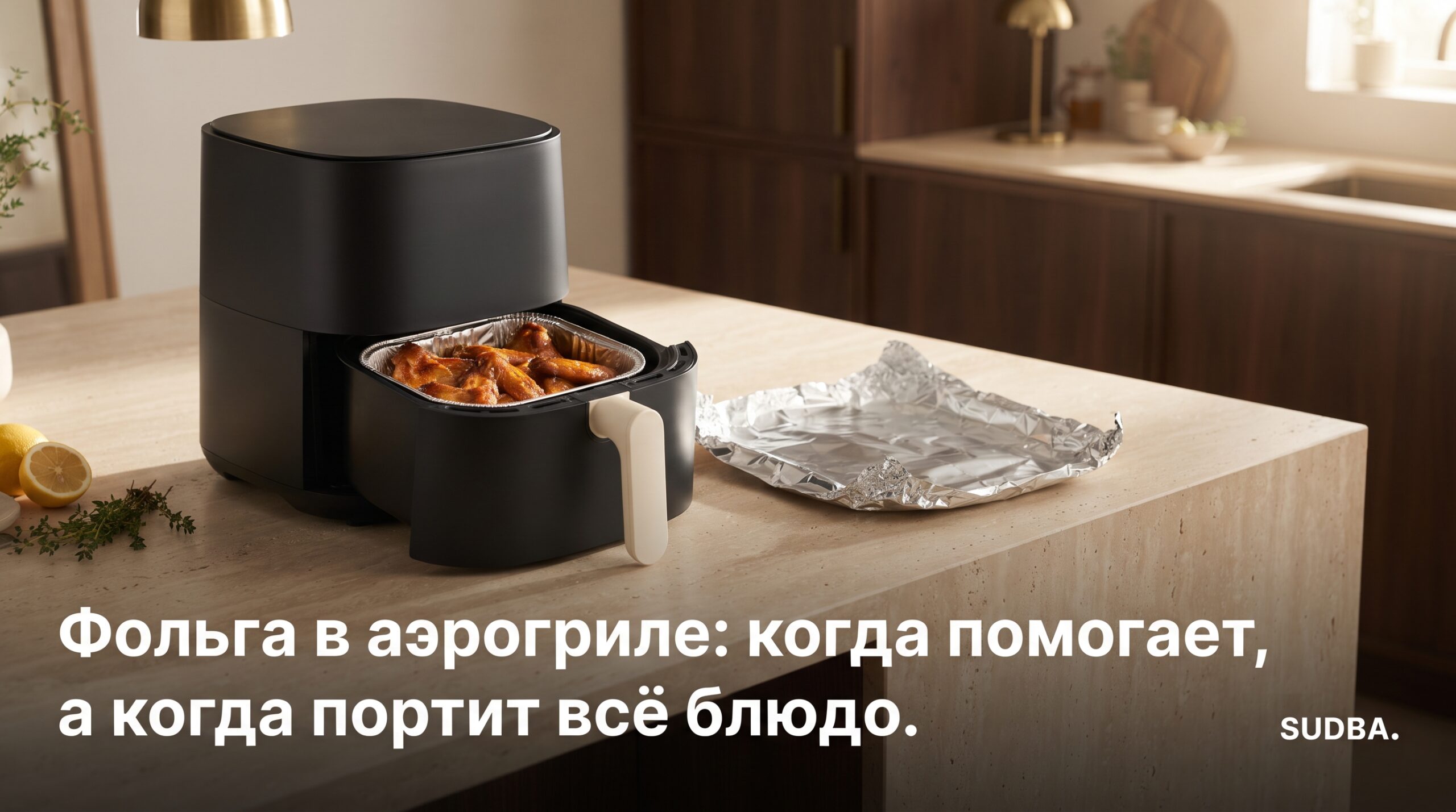 Фольга в аэрогриле: когда использовать, а когда она может испортить блюдо